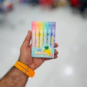 عکس هایلایتر6 رنگ قلمی طرح فروت کد 809 - شماره 2