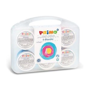 عکس رنگ انگشتی 6 رنگ پریمو PRIMO مدل شاین قوطی 100 گرم - شماره 1