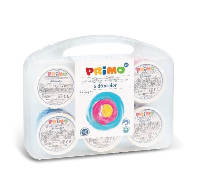تصاویر رنگ انگشتی 6 رنگ پریمو PRIMO مدل شاین قوطی 100 گرم رنگ انگشتی 6 رنگ پریمو PRIMO مدل شاین قوطی 100 گرم
