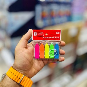 عکس استیکی نوت کایزر 5 رنگ طرح فلش - شماره 1