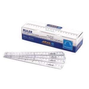 عکس خط کش شیشه ای 20 سانت آریا Arya کد 8030 - شماره 12