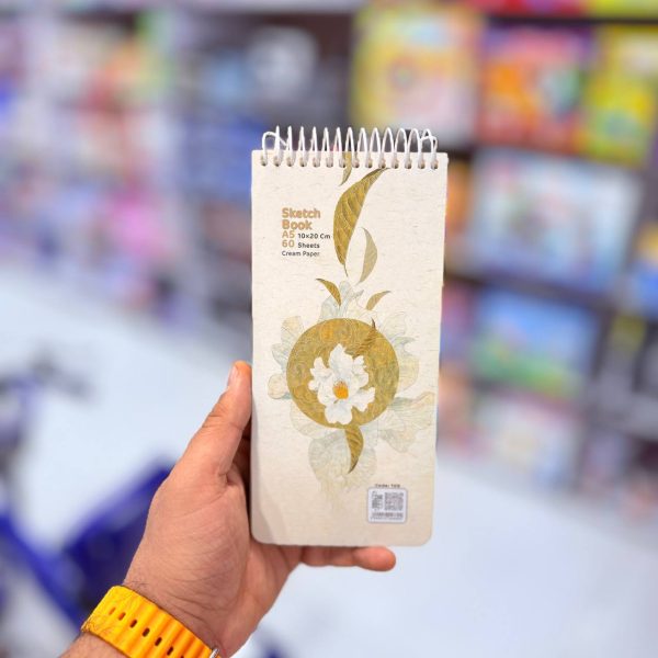 تصاویر دفتر طراحی 60 برگ A5 کد 102 طرح گل دفتر طراحی 60 برگ A5 کد 102 طرح گل