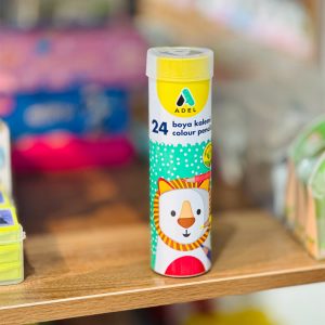 عکس مداد رنگی 24 رنگ عادل محفظه استوانه ای - شماره 13