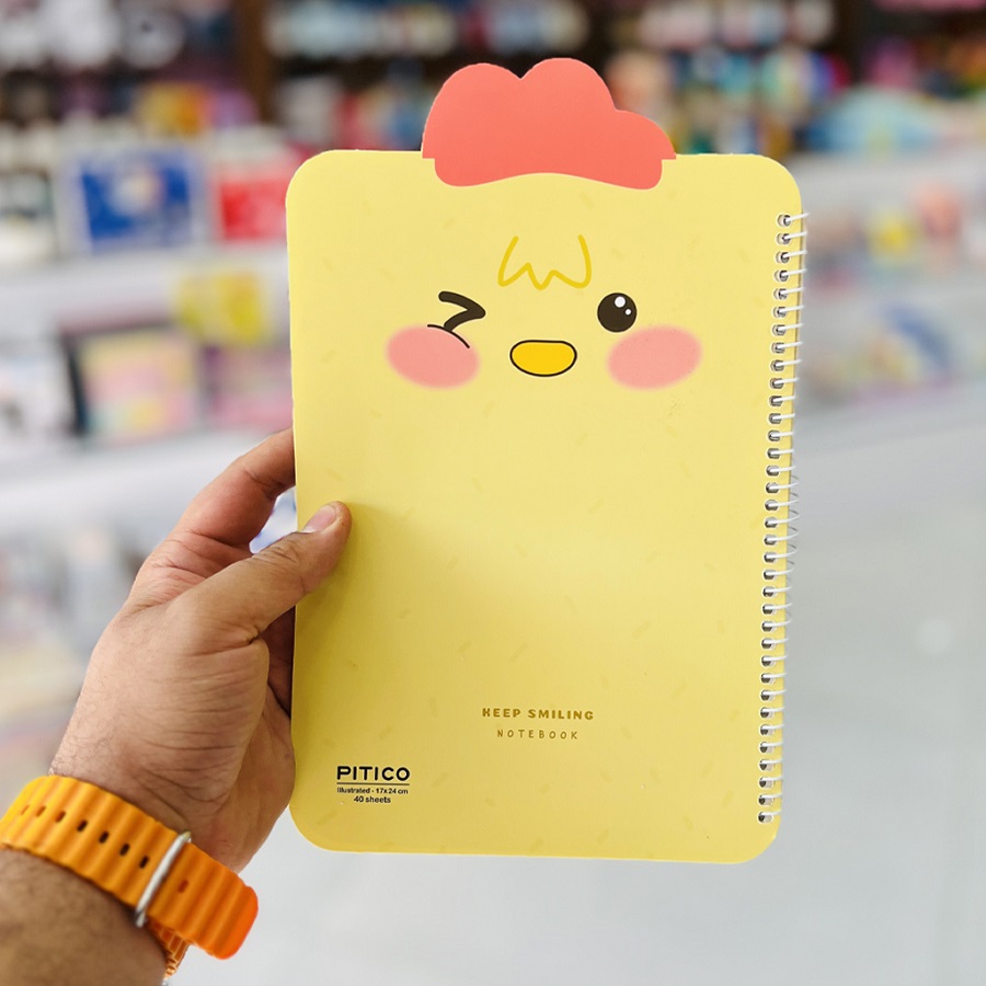 تصاویر دفتر حاشیه دار 40 برگ پیتیکو PITICO کد 398 طرح جوجه دفتر حاشیه دار 40 برگ پیتیکو PITICO کد 398 طرح جوجه