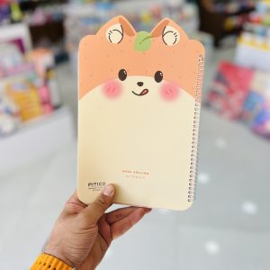 عکس دفتر حاشیه دار 40 برگ پیتیکو PITICO کد 398 طرح روباه کیوت - شماره 1