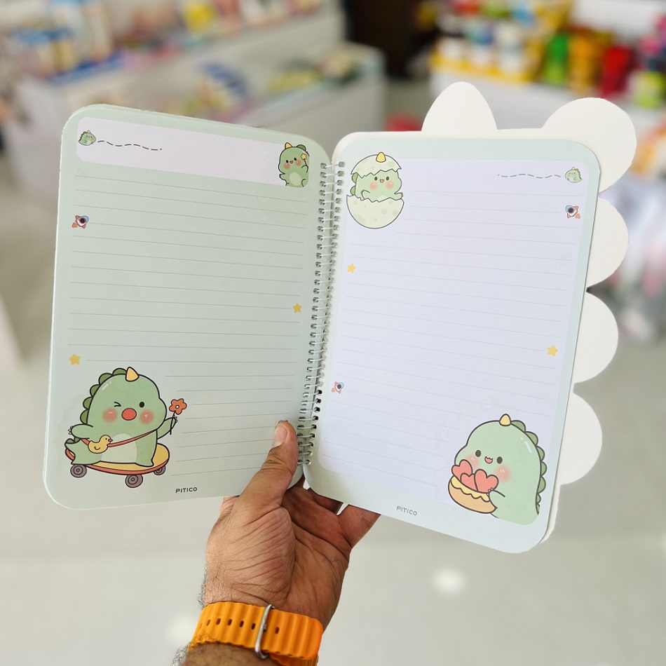 تصاویر دفتر حاشیه دار 40 برگ پیتیکو PITICO کد 398 طرح دایناسور دفتر حاشیه دار 40 برگ پیتیکو PITICO کد 398 طرح دایناسور