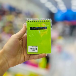 عکس دفتر یادداشت 80 برگ مدیر رنگ سبز روشن سایز 1/16 کد 212 - شماره 4