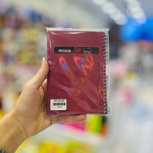 عکس دفتر یادداشت 80 برگ مدیر رنگ زرشکی سایز 1/8 کد 232 - شماره 3