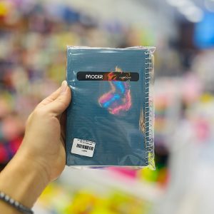 عکس دفتر یادداشت 80 برگ مدیر رنگ آبی نفتی سایز 1/8 کد 232 - شماره 1