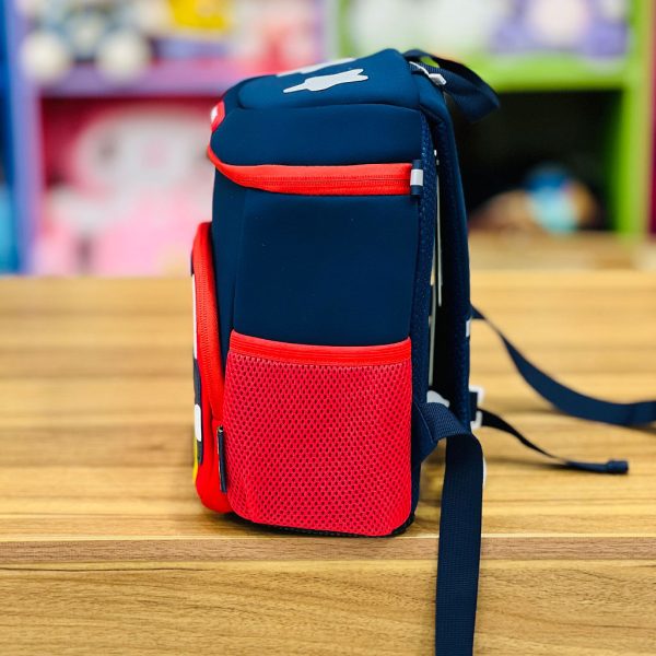 تصاویر کوله پشتی طرح ماشین راه سازی رنگ سرمه ای و قرمز کریس بلا کد 1021 کوله پشتی طرح ماشین راه سازی رنگ سرمه ای و قرمز کریس بلا کد 1021