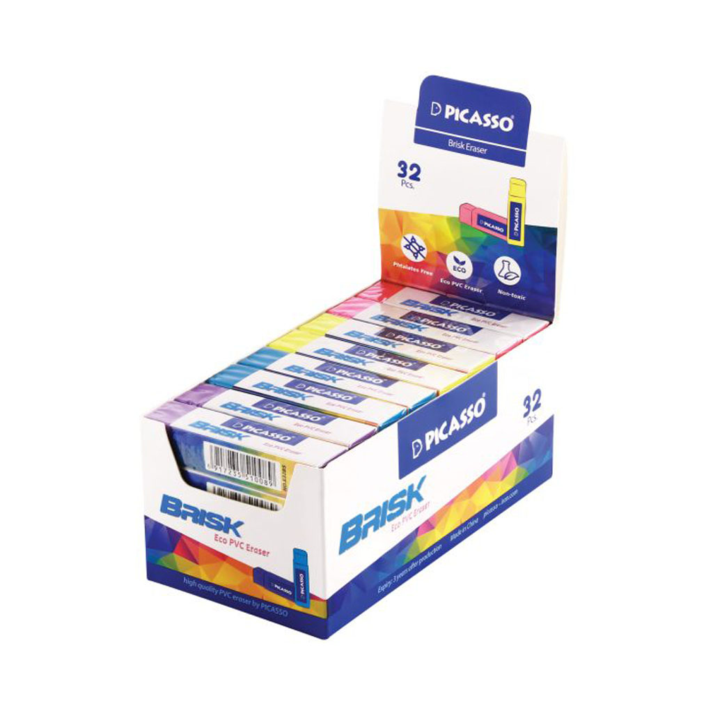 تصاویر پاک کن مدل بریسک رنگ صورتی پیکاسو 907084 پاک کن مدل بریسک رنگ صورتی پیکاسو 907084