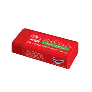 عکس پاک کن فابر کاستل Faber-Castell قرمز بزرگ - شماره 10