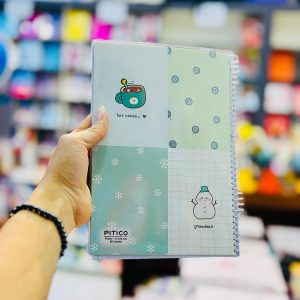 عکس دفتر مجلد 80 برگ طرح آدم برفی پیتیکو PITICOکد 389 - شماره 11