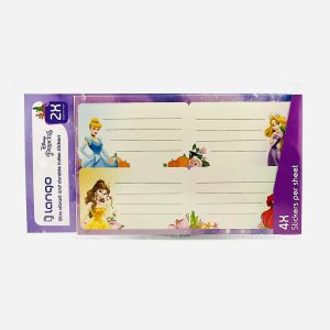 عکس برچسب اسم طرح سیندرلا 4 عددی لانگو - شماره 6