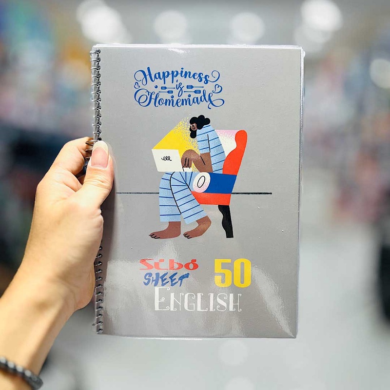 تصاویر دفتر 50 برگ دو خط مجلد سیبو طرح دختر مو مشکی با لپ تاپ کد 8/5 دفتر 50 برگ دو خط مجلد سیبو طرح دختر مو مشکی با لپ تاپ کد 8/5