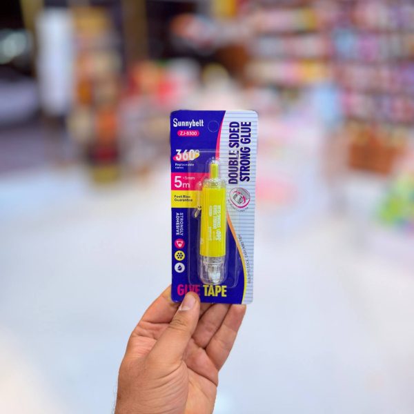 تصاویر چسب دو طرفه ۵ متری سانی بلت Sunnybel 360 کد ZH8300 رنگ آبی چسب دو طرفه ۵ متری سانی بلت Sunnybel 360 کد ZH8300 رنگ آبی