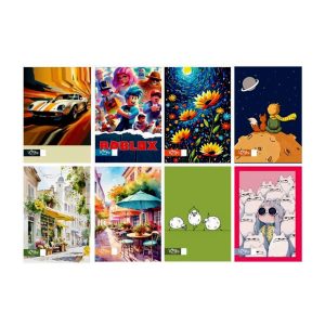 عکس دفتر 100 برگ خط دار اقتصادی لوکی Looky - شماره 9