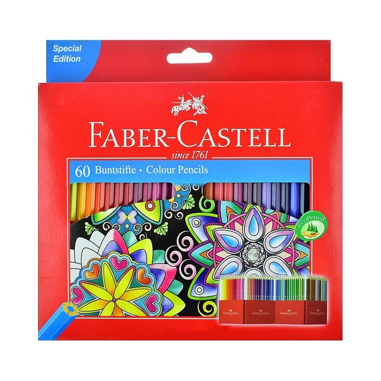 تصاویر مداد رنگی کلاسیک 60 رنگ فابرکاستل Faber-Castell مداد رنگی کلاسیک 60 رنگ فابرکاستل Faber-Castell
