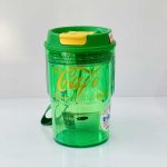 عکس قمقمه لیوانی تریتان طرح کافه بنددار کوتاه - شماره 7