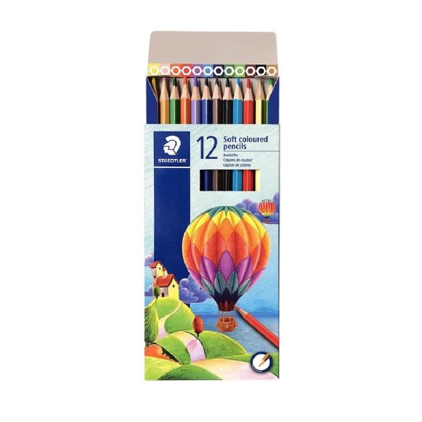 تصاویر مداد رنگی 12 رنگ جعبه مقوایی استدلر Staedtler کد 143 مداد رنگی 12 رنگ جعبه مقوایی استدلر Staedtler کد 143
