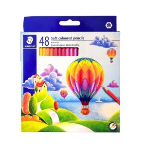عکس مدادرنگی 48 رنگ جعبه مقوایی استدلر staedtler کد 14348 - شماره 10
