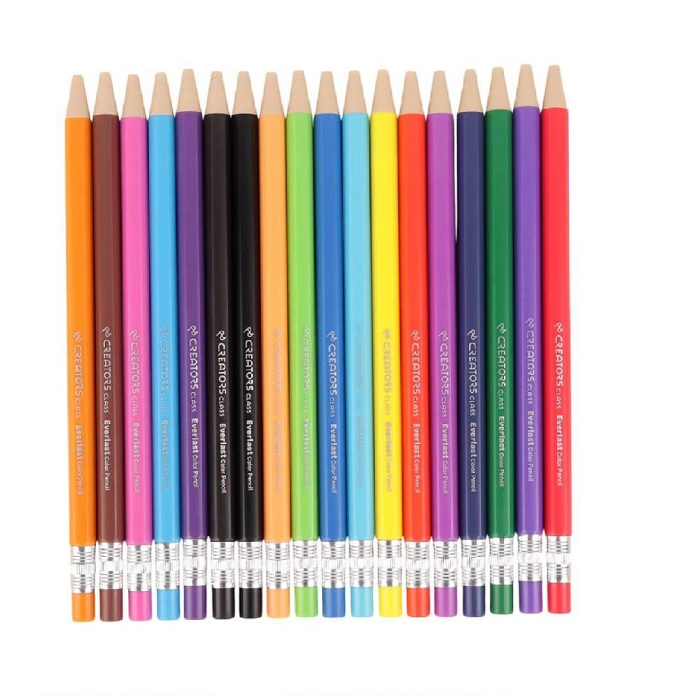 تصاویر مداد رنگی اتودی 18 رنگ جعبه استوانه سی کلاس C.CLASS کد CP-26-18 مداد رنگی اتودی 18 رنگ جعبه استوانه سی کلاس C.CLASS کد CP-26-18
