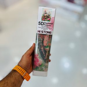 عکس نقاشی الماسی طرح قطار سایز 30 در 40 مدل رولی بدون بوم - شماره 8