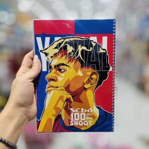 عکس دفتر 100 برگ سیبو طرح یامال کد A 34 - شماره 10