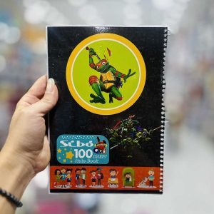 عکس دفتر 100 برگ حاشیه دار سیبو طرح لاک پشت نینجا کد A 38 - شماره 6