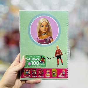 عکس دفتر 100 برگ حاشیه دار سیبو طرح باربی کد A 38 - شماره 15
