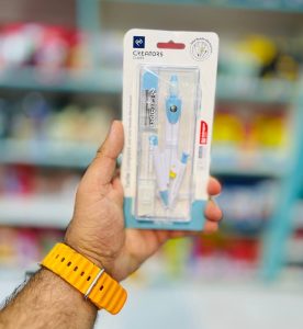 عکس ست پرگار کلاسیک سی کلاس مدل ترتل Turtle Compass کد CCTSC7-4 رنگ آبی - شماره 3