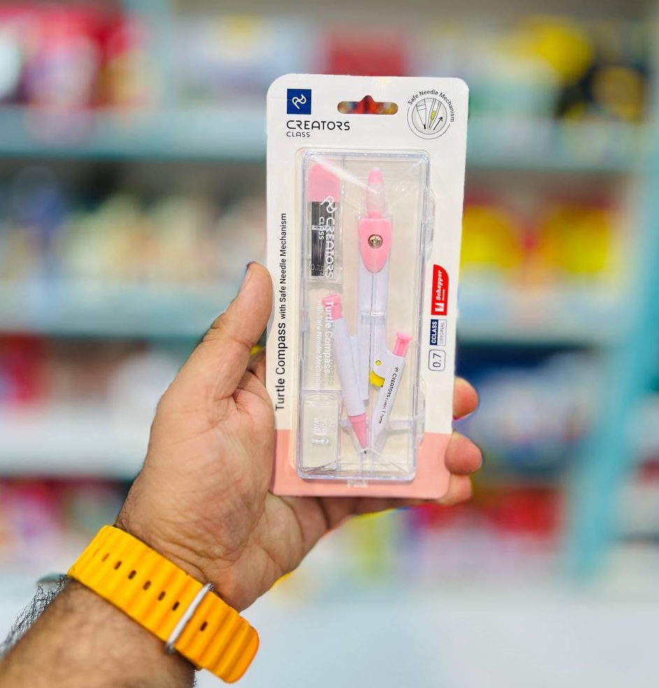 تصاویر ست پرگار کلاسیک سی کلاس مدل ترتل Turtle Compass کد CCTSC7-4 رنگ صورتی ست پرگار کلاسیک سی کلاس مدل ترتل Turtle Compass کد CCTSC7-4 رنگ صورتی