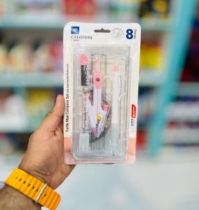 عکس ست پرگار کلاسیک مدل ترتل مکس Turtle Max کد CCTMC7-3 رنگ صورتی - شماره 6