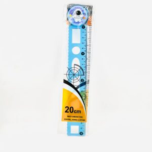 عکس خط کش ژله ای 20 سانت UNIK مدل چراغ دار طرح فضانورد - شماره 4