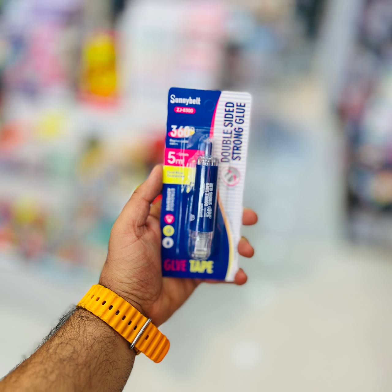 تصاویر چسب دو طرفه 5 متری سانی بلت Sunnybel 360 کد ZH8300 رنگ آبی چسب دو طرفه 5 متری سانی بلت Sunnybel 360 کد ZH8300 رنگ آبی