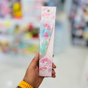 عکس باد بزن فانتزی شاین طرح مای ملودی صورتی - شماره 7