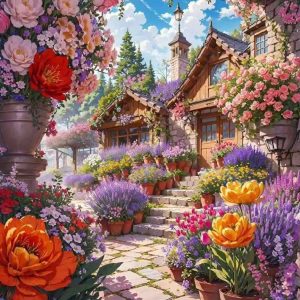 عکس نقاشی الماسی طرح بزرگسال 40در50 کد T21 - شماره 11