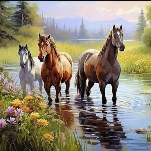 عکس نقاشی الماسی طرح بزرگسال 40در50 کد T42 - شماره 3