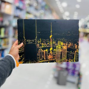عکس اسکراچ برد طرح شهرهای معروف سایز بزرگ A3 طرح شهر شانگهای - شماره 5