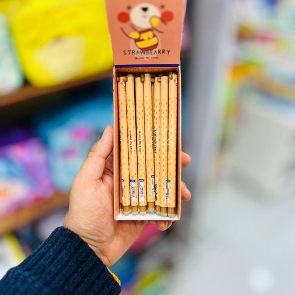 تصاویر خودکار پاک کن دار اسکول فنس طرح STRAWBEARRY خودکار پاک کن دار اسکول فنس طرح STRAWBEARRY