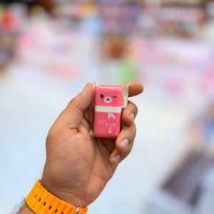 عکس پاک کن غلطکی Soundy طرح خرس صورتی Sweet bear - شماره 15