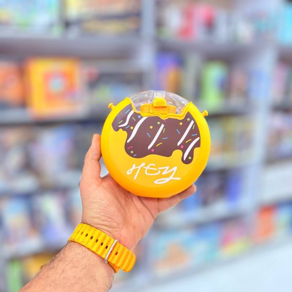 تصاویر قمقمه بند دار طرح دونات DONUTS رنگ زرد قمقمه بند دار طرح دونات DONUTS رنگ زرد
