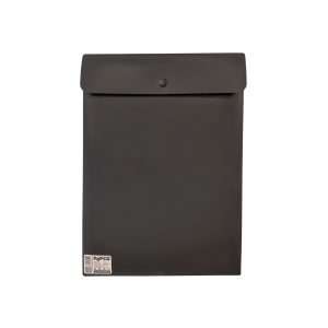 عکس پوشه دکمه دار پاپکو PAPCO سایز A4 سری ارکید کد 117 رنگ دودی - شماره 6