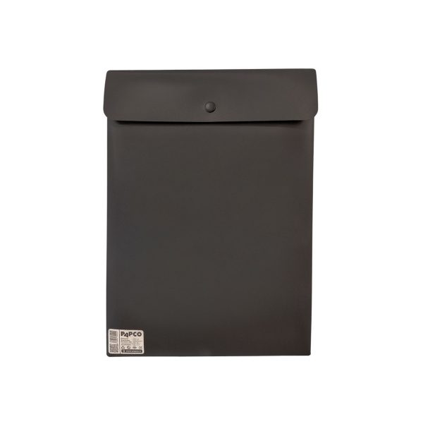 تصاویر پوشه دکمه دار پاپکو PAPCO سایز A4 سری ارکید کد 117 رنگ دودی پوشه دکمه دار پاپکو PAPCO سایز A4 سری ارکید کد 117 رنگ دودی