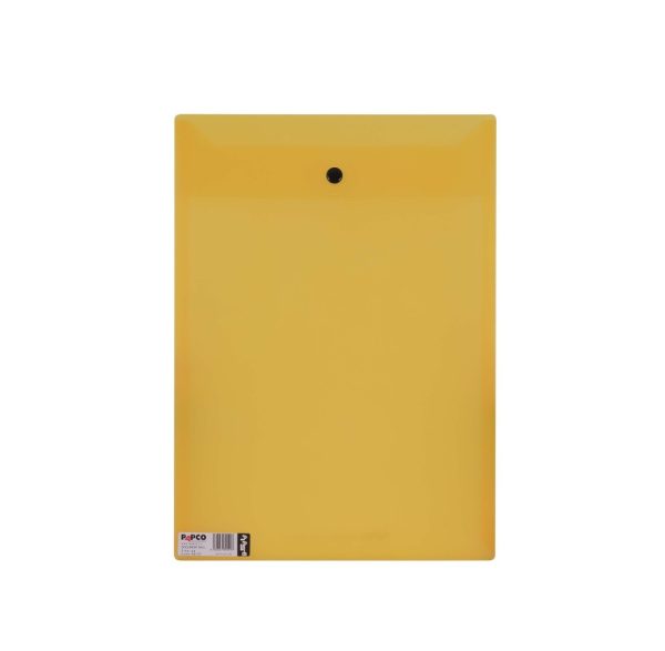 تصاویر پوشه دکمه دار پاپکو PAPCO سایز A4 سری ارکید کد 117 رنگ زرد پوشه دکمه دار پاپکو PAPCO سایز A4 سری ارکید کد 117 رنگ زرد