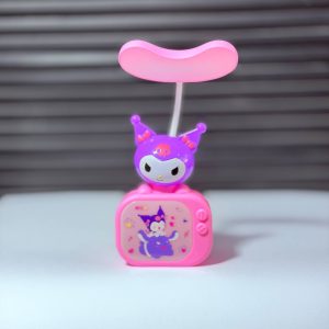 عکس چراغ مطالعه فانتزی TABLE LAMP طرح کرومی تلویزیونی رنگ صورتی - شماره 4