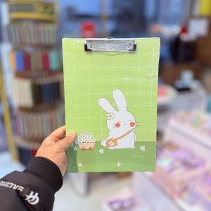 عکس تخته شاسی A4 طرح خرگوش و بابونه پیتیکو - شماره 8