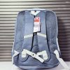 کوله پشتی پسرانه پیک استار آویزدار فوتبالی سرمه ای 9169