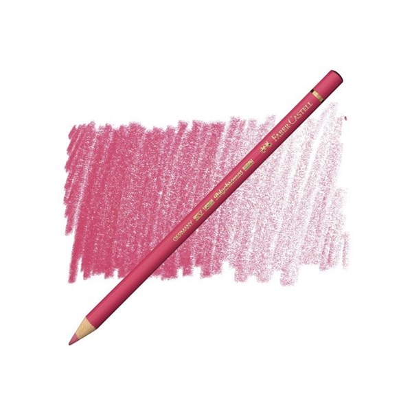 تصاویر مداد رنگی پلی کروم فابر کاستل FaberCastell شماره Rose Carmine 124 مداد رنگی پلی کروم فابر کاستل FaberCastell شماره Rose Carmine 124