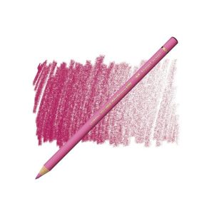 عکس مداد رنگی پلی کروم فابر کاستل FaberCastell شماره Pink Madder Lake 129 - شماره 12